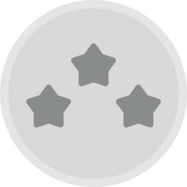 Yıldızlar. Web simgesi basit illüstrasyon