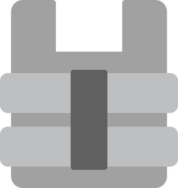 dambıl spor salonu simgesi düz stil