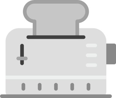 Elektrikli çaydanlık simgesi, basit vektör illüstrasyonu