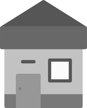 ev vektör simgesi, basit tasarım illüstrasyonu