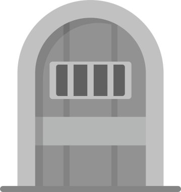 hapishane pencere vektör simgesi