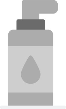 Su püskürtme şişe vektörü çizimi