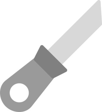 Bıçak. Web simgesi basit illüstrasyon