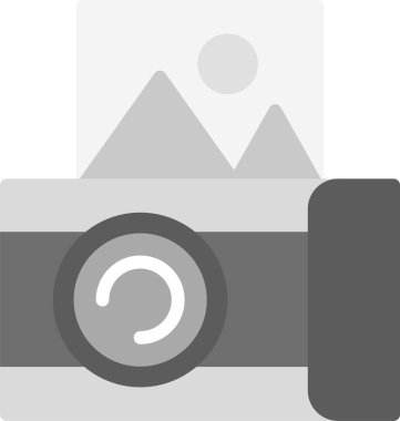 Kamera. Web simgesi basit illüstrasyon