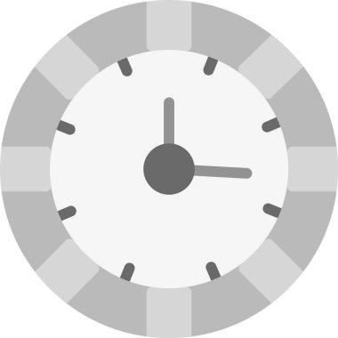 Zaman doldu. Web simgesi basit illüstrasyon