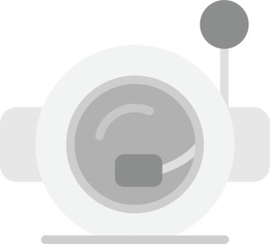 Modern b 'nin vektör illüstrasyonunda kamera yok