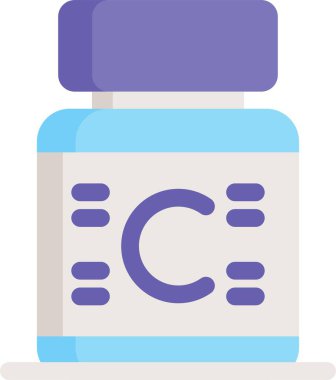 şişe vektör simgesi, basit tasarım illüstrasyonu