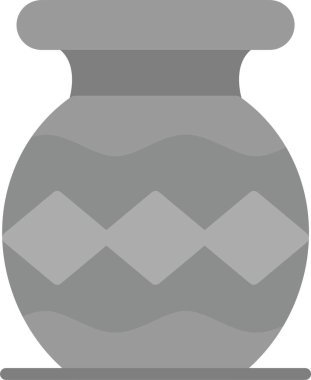 vazo ev simgesi düz biçimli