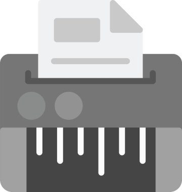 Yazıcı. Web simgesi basit illüstrasyon