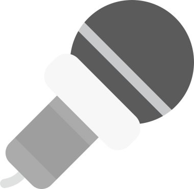 Mikrofon Düz Vektör Simgesi