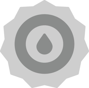 Su damlası ikonu. vektör illüstrasyonu