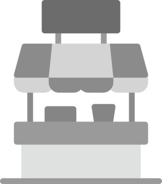 Kahve makinesi. Web simgesi vektör illüstrasyonu