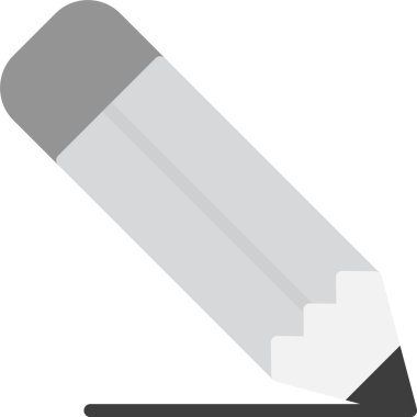 Kalem vektör simgesi. Resim vektörü simgesi