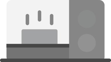 Elektrikli soba simgesi, basit tarzı