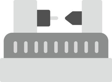 Düz biçimli ağırlık ölçekli fitness simgesi