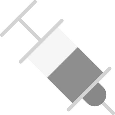 Şırınga. Web simgesi vektör illüstrasyonu