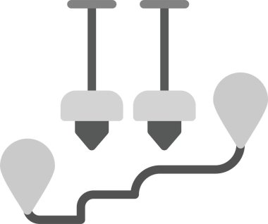 ağ bağlantısı. Basit resimleme