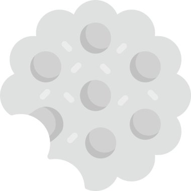 bakteri hastalığı simgesi düz biçimde