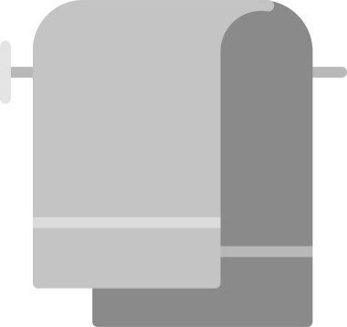 Klima temizleme simgesi düz bir şekilde