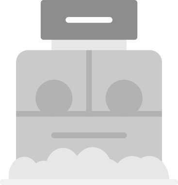 Benzin istasyonu ikonu. Basit bir çizim. Web tasarımı için benzinlik vektör simgesi