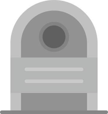 mezar. Web simgesi basit tasarım
