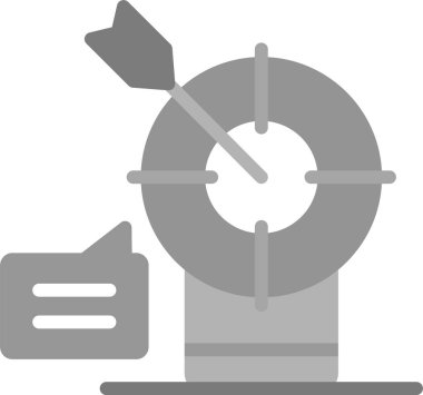 Siyah simgesi olan bir saatin vektör çizimi