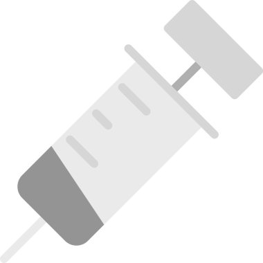 Şırınga simgesi, basit tarzı