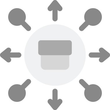 seo modern simgesinin vektör illüstrasyonu