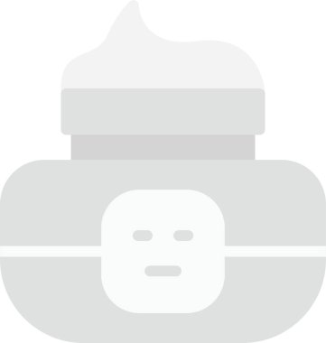 İzole edilmiş tek bir dondurma ikonunun vektör çizimi