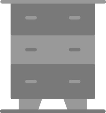 İzole edilmiş tek bir kamyonun vektör çizimi