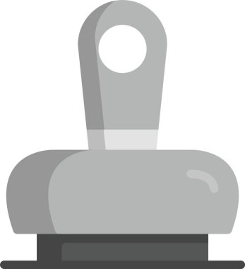 Elektrik temizleyici simgesi, basit vektör illüstrasyonu