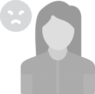 Üzgün bir yüz ifadesi olan kadın.