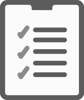 İş Bicolor Ayarla denetim listesi simgesini