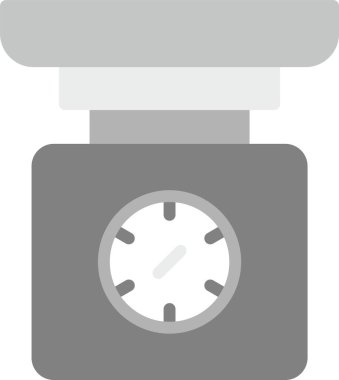 Çalar saat simgesi. Çalar saat vektör simgesi web için basit örnek