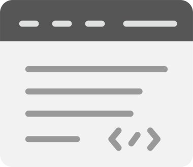 Web Geliştirme kodlama simgesi