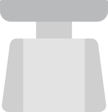 Mutfak gereçleri simgesi, basit vektör çizimi