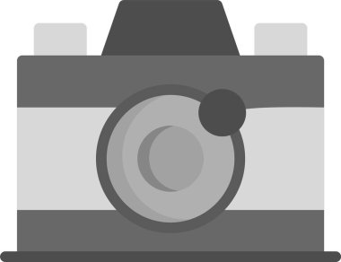 kamera simgesi vektör illüstrasyonu.