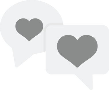 Kalp ikonu. Vektör illüstrasyonu