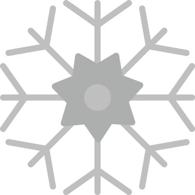 Kar taneleri. Web simgesi vektör illüstrasyonu