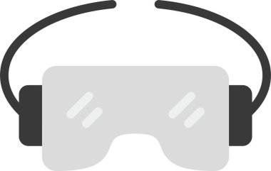 gözlük simgesi, vektör illüstrasyonu