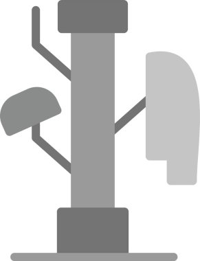 Katı biçimde hava temizleme simgesi