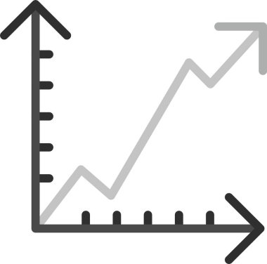 iş büyüme grafik simgesi