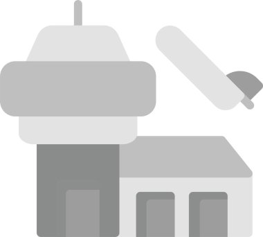 mimari yapı yapı simgesi düz stil