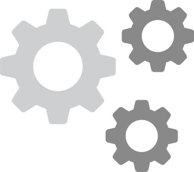 dişli ayarları vektör simgesi
