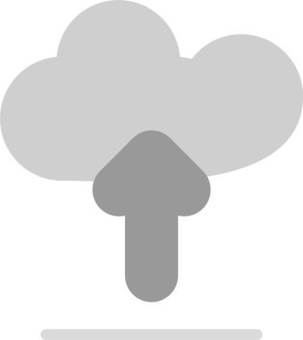 Katı biçimde bulutlu kar simgesi