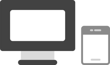 Modern b 'nin vektör illüstrasyonu telefon simgesinden yoksun