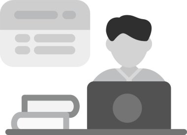 Web Tasarımcısı Erkek Simgesi