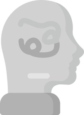 Kadın. Web simgesi basit illüstrasyon