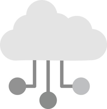 cloud computing. web icon simple design