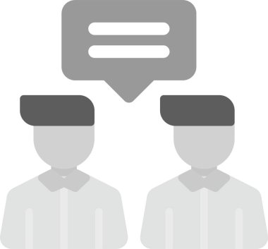 Sohbet simgesi, vektör çizimi